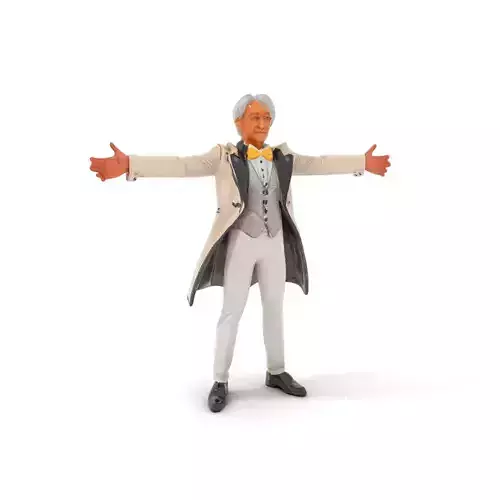 Elegant Formal Tuxedo model pack Low-poly 3D model
