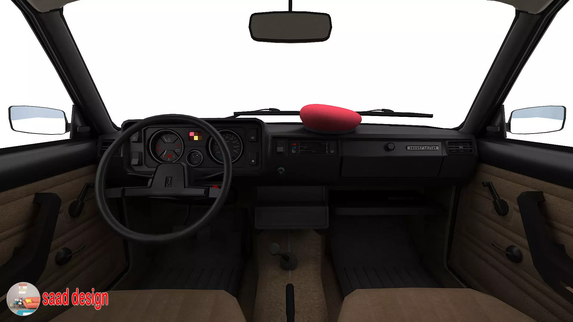 Vaz 2105 Egypt and Taxi and Army  3D model_8