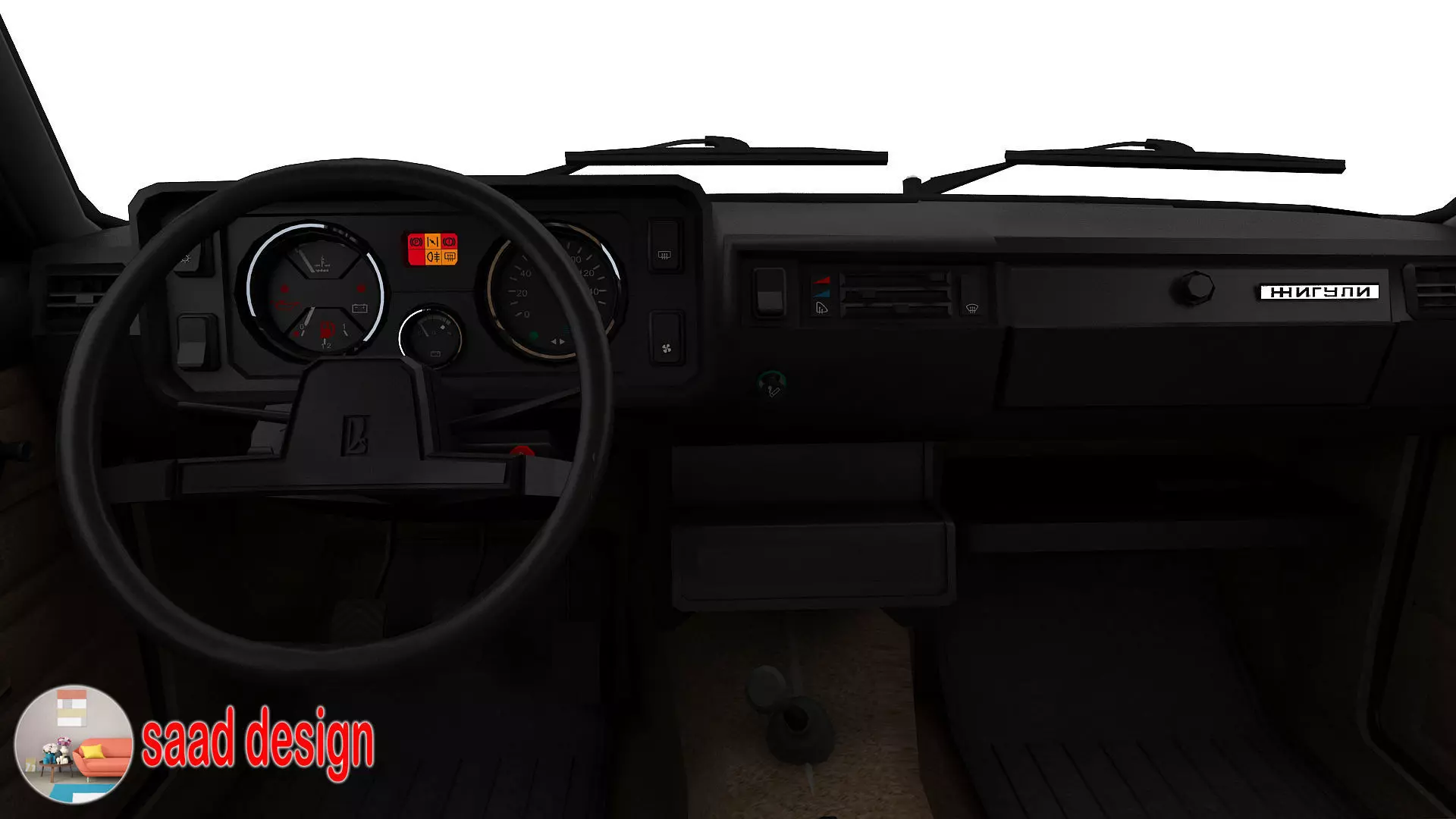 Vaz 2105 Egypt and Taxi and Army  3D model_31