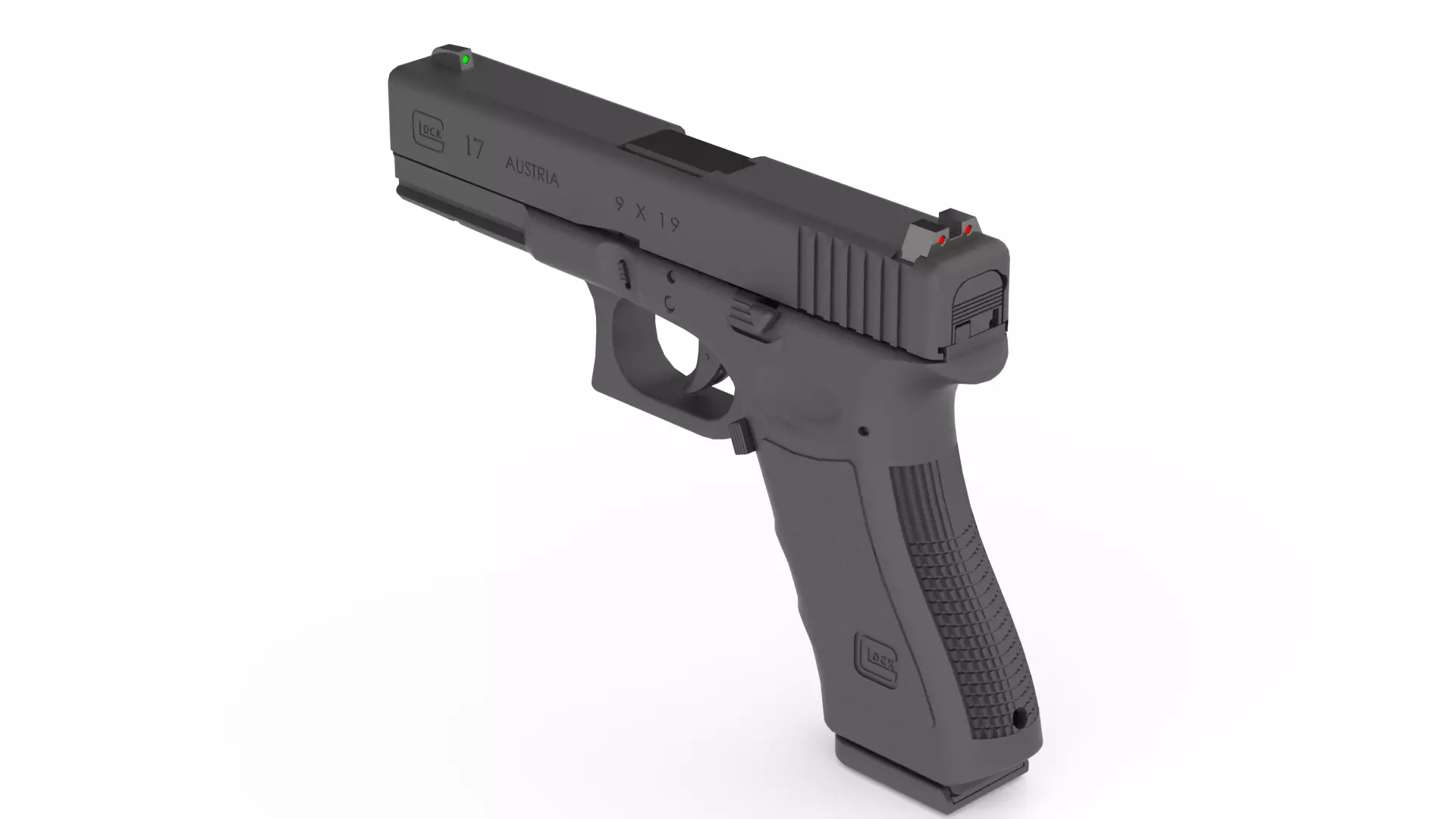 inspired by Glock 19X 3D model_2