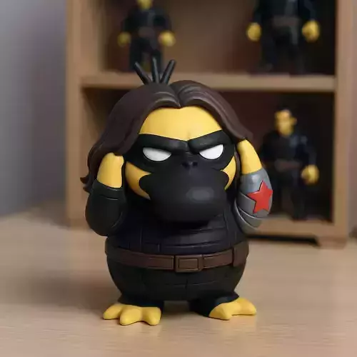 Pokemon Psyduck - Winter soldier bucky model - 3D print