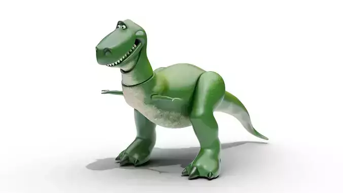 Toy Story Rex Low-poly 3D model
