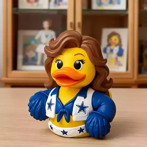 Rubber Duck - Dallas Cowboys Cheerleader model - 3D print 3D print model