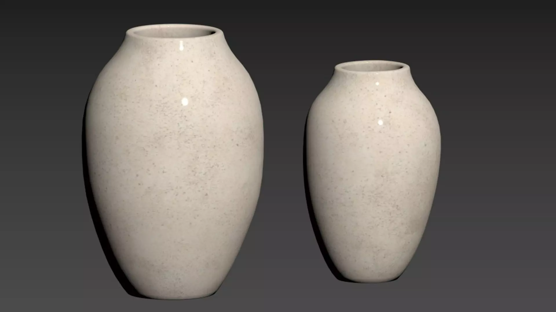  Raw effect ceramic vase 3D model_5