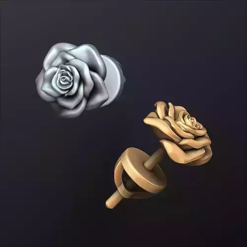 Rose v2 Pusset Earring