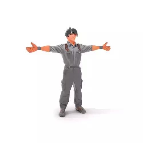 Adventurous Explorer model pack Low-poly 3D model