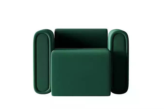 Modern Green Armchair Contemporary Furniture