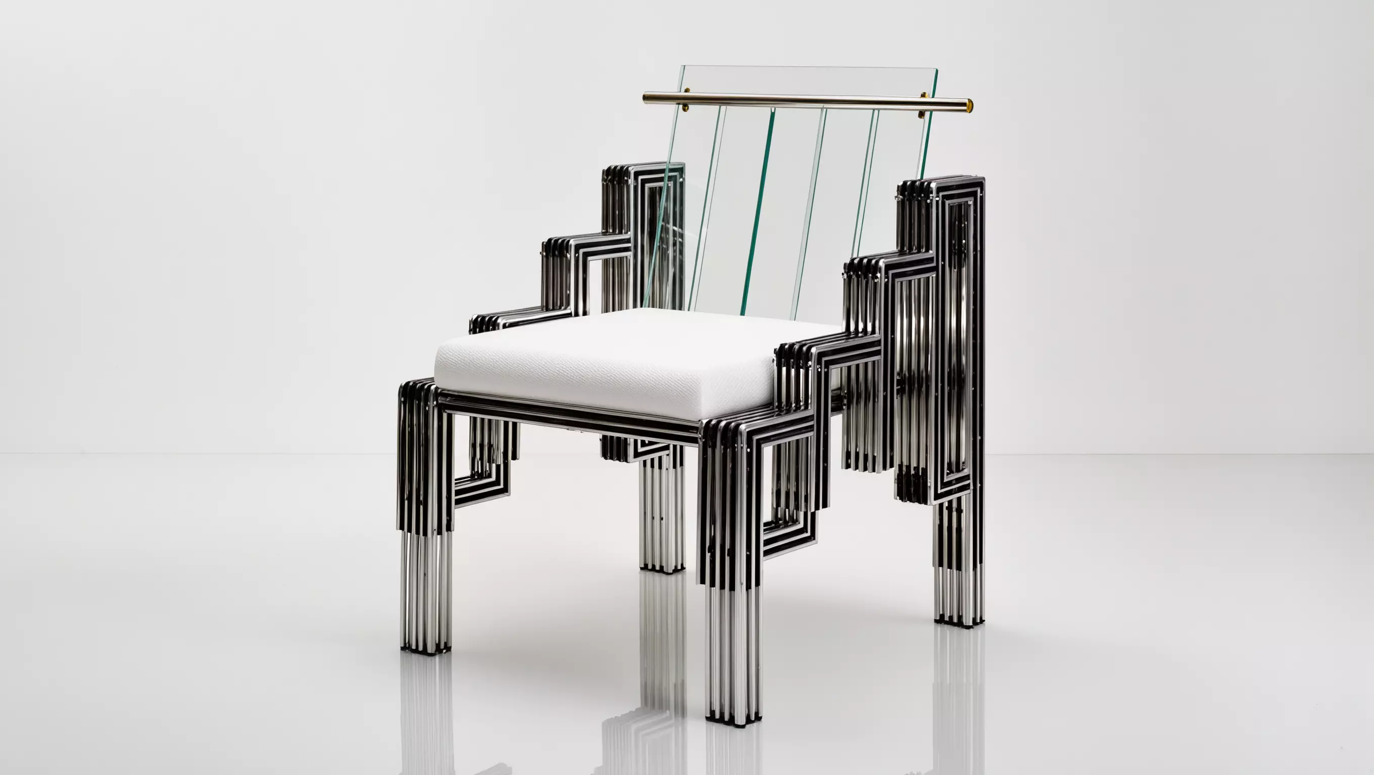 modern metal chair 3d model 3D model