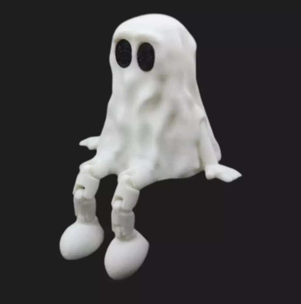 Sitting Ghost 3D print model_0