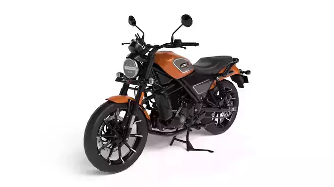 Harley Davidson X440 - Baja Orange - Game Ready 3D Model