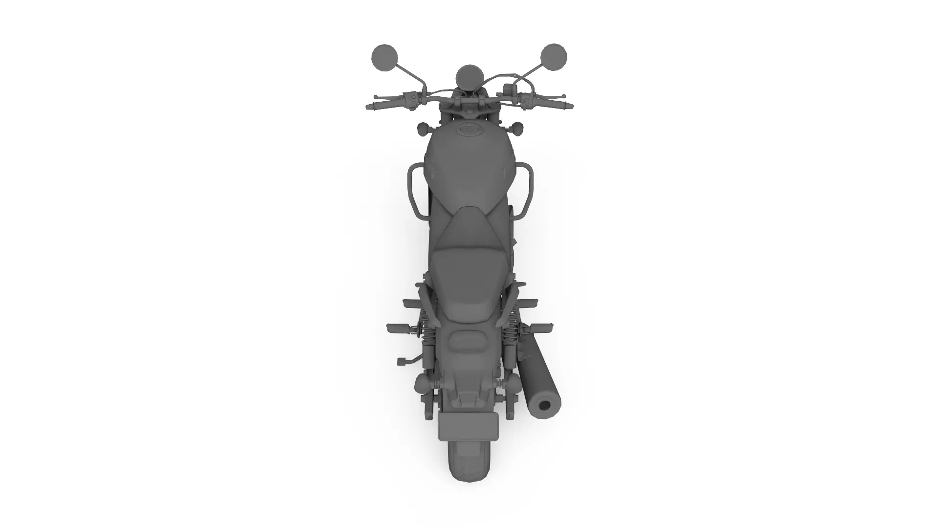 Harley Davidson X440 - Baja Orange - Game Ready 3D Model Low-poly 3D model_20