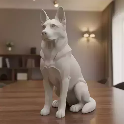 German Shepherd - 3D Print Model