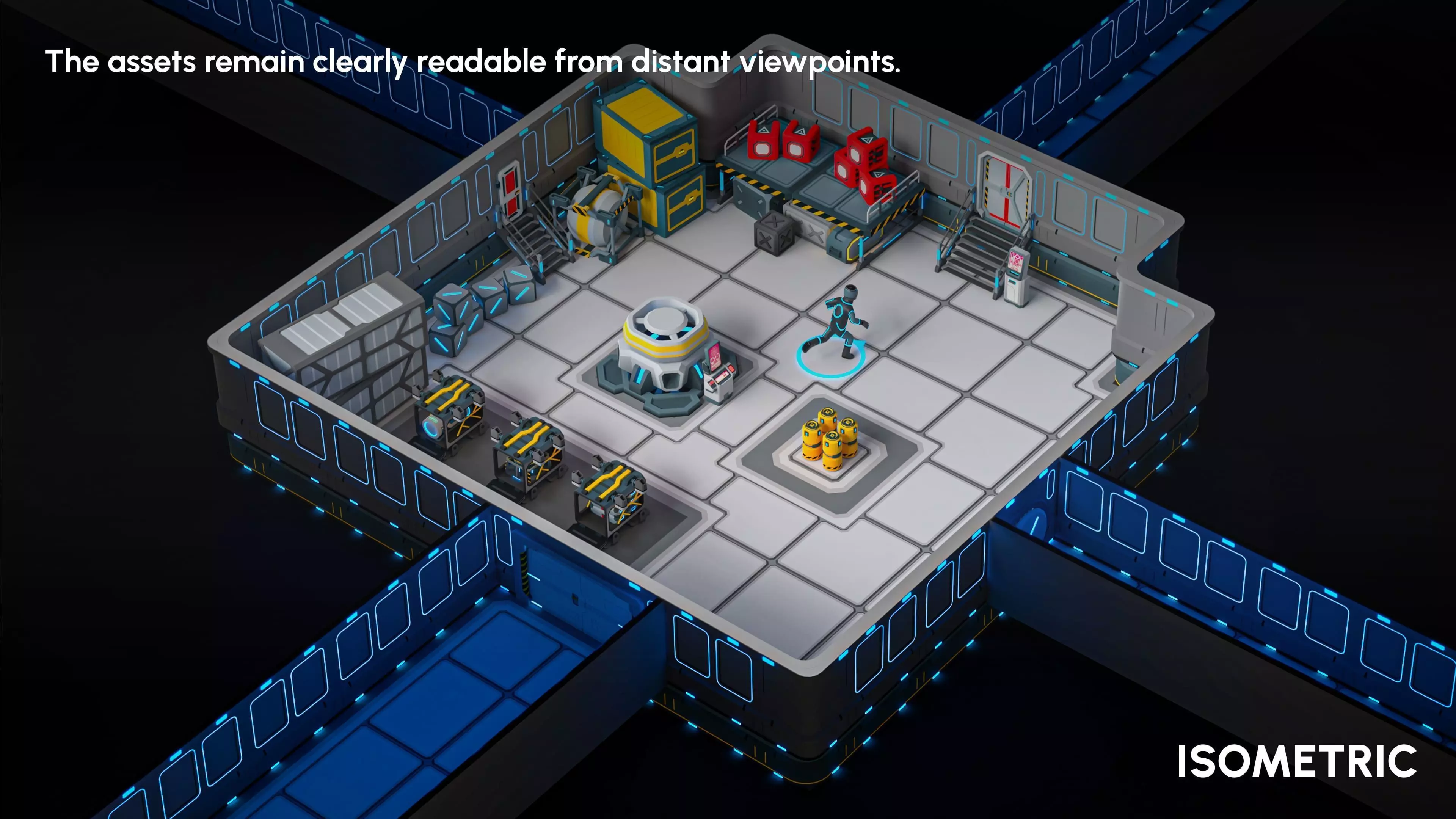 Sci-Fi Props Low-poly 3D model_9