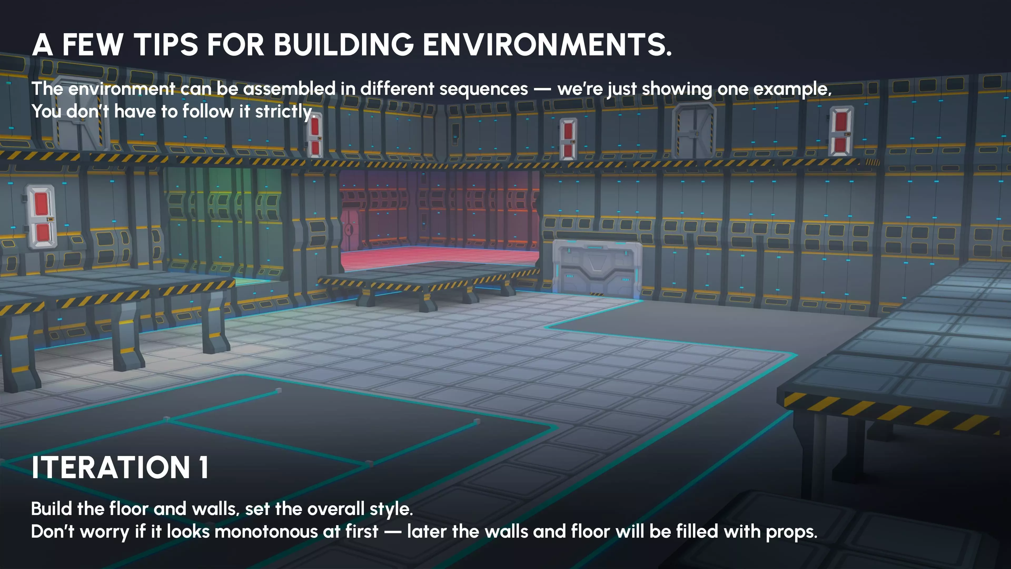 Sci-Fi Props Low-poly 3D model_11