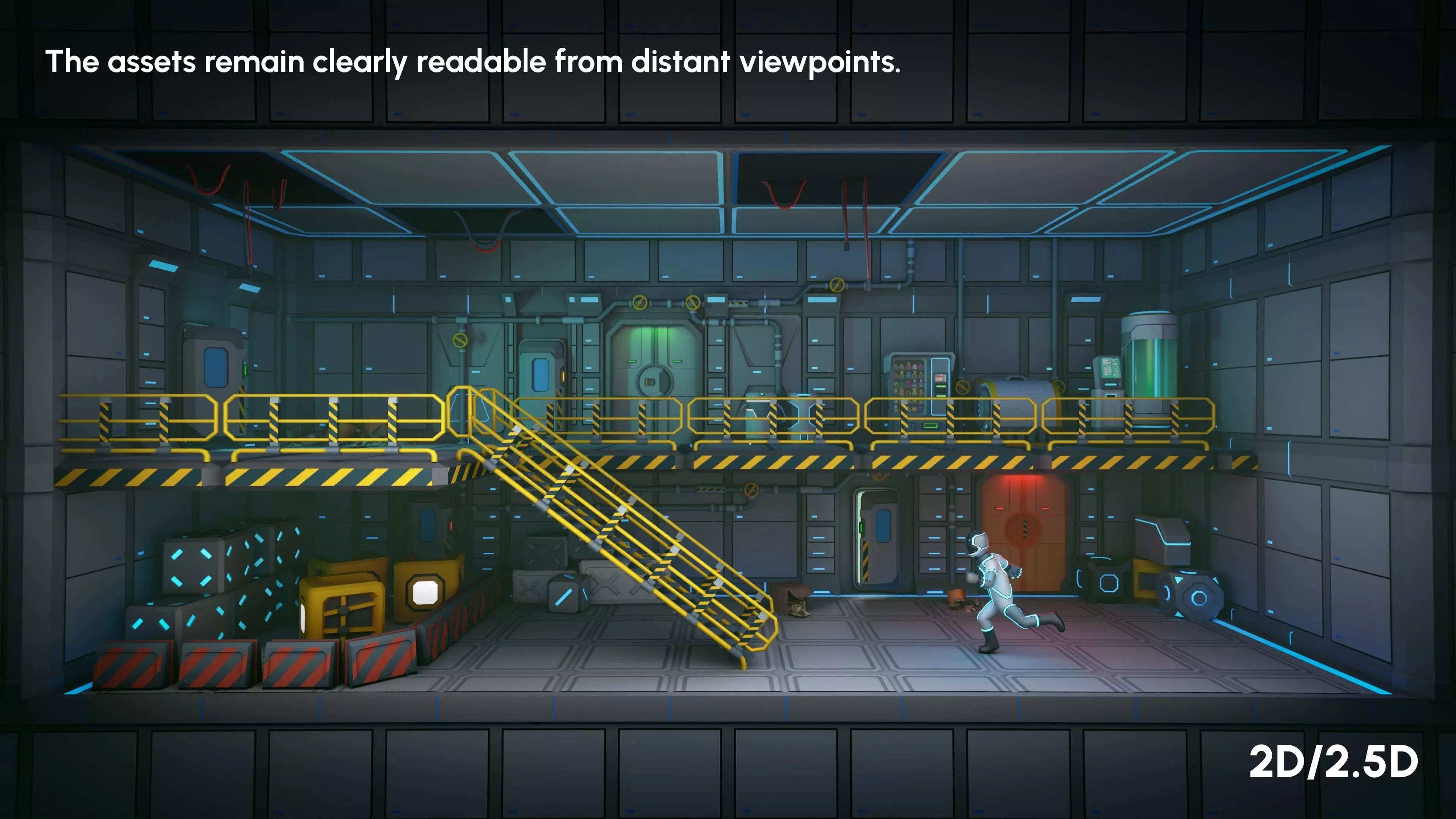 Sci-Fi Props Low-poly 3D model_8