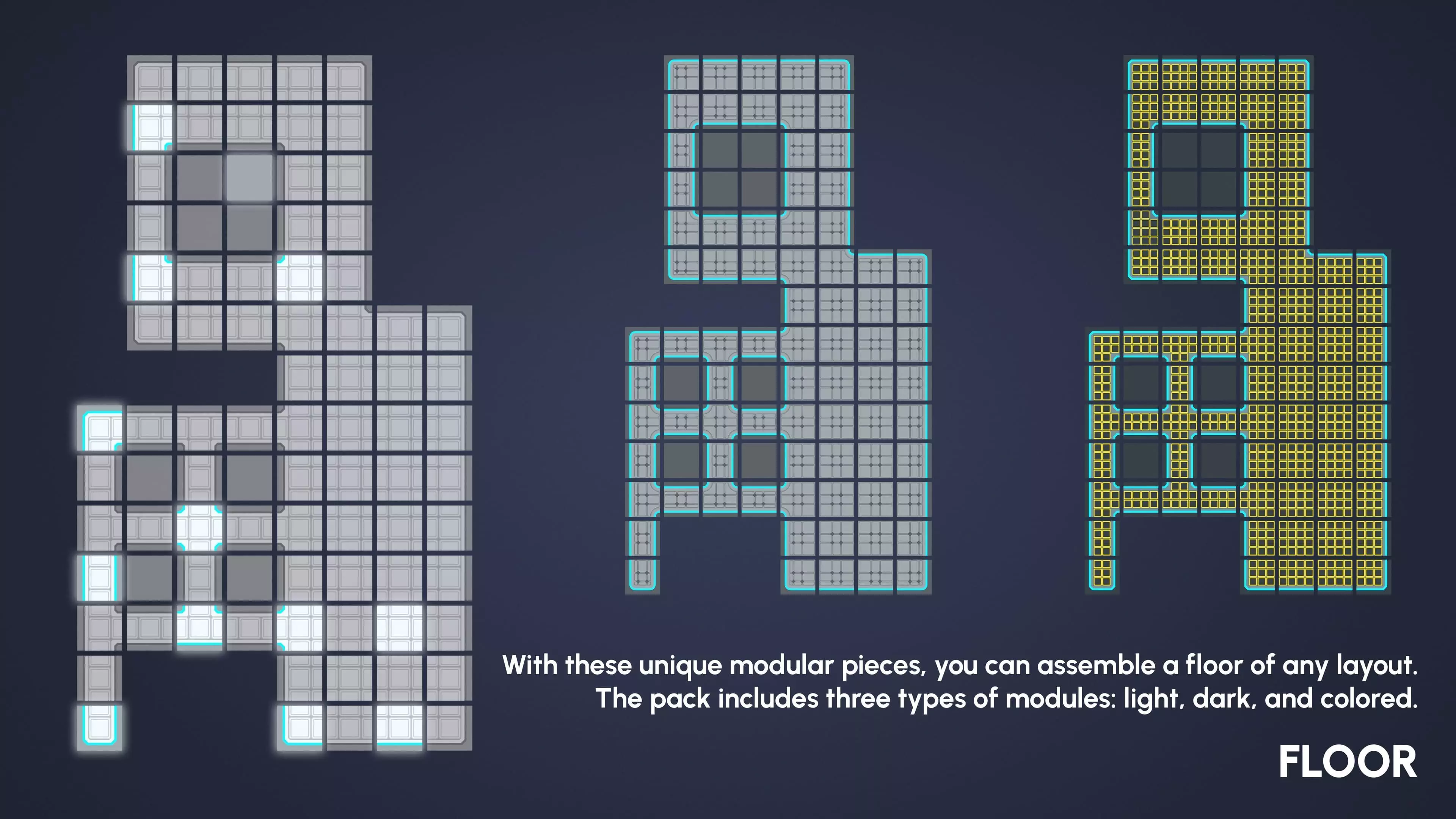 Sci-Fi Props Low-poly 3D model_16