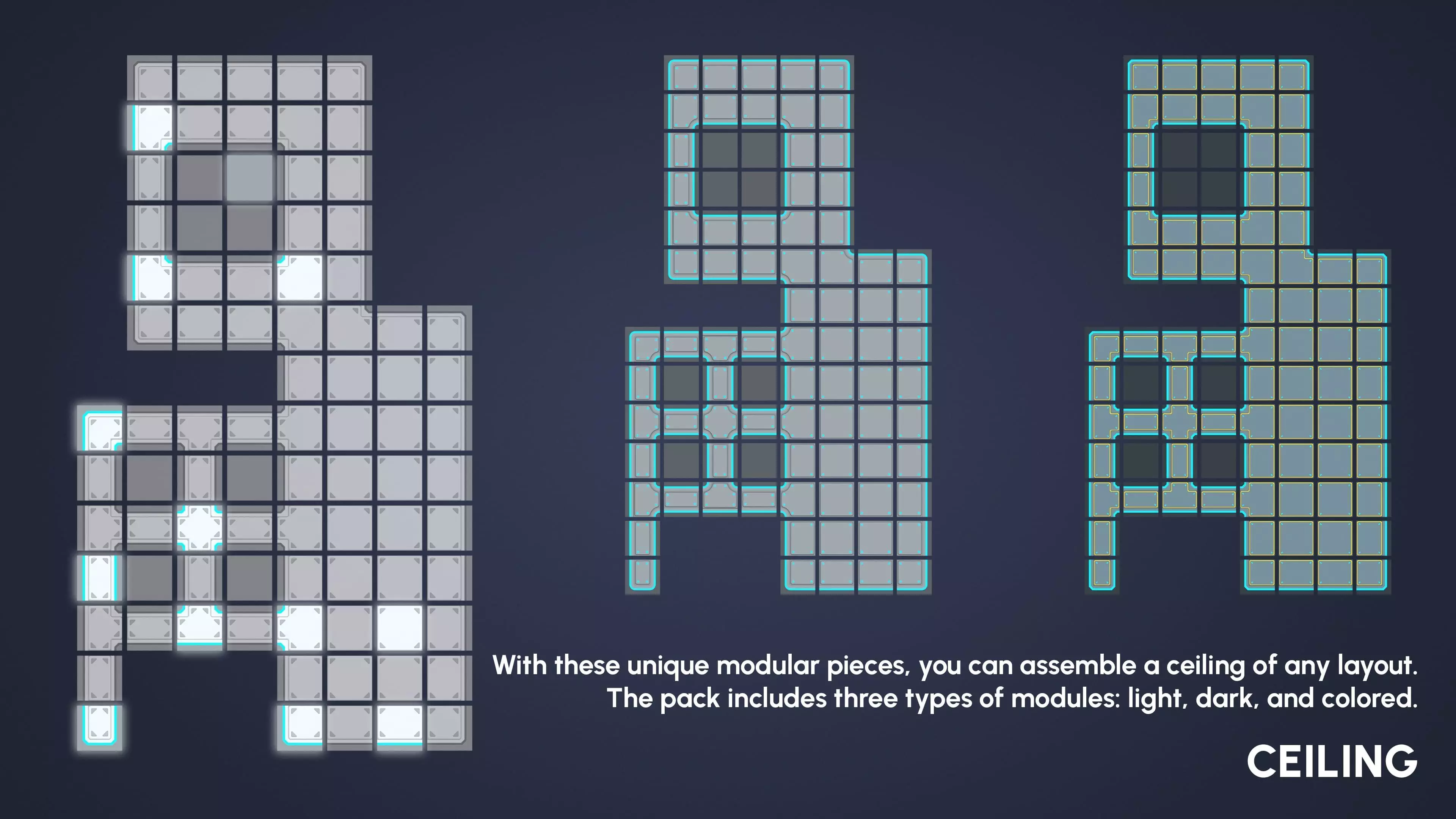 Sci-Fi Props Low-poly 3D model_17