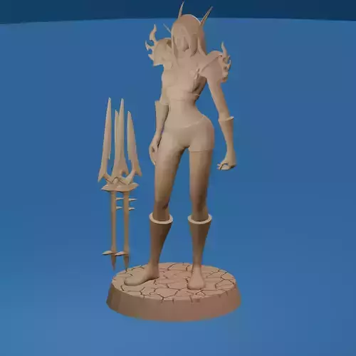 Female Blood Elf Warrior