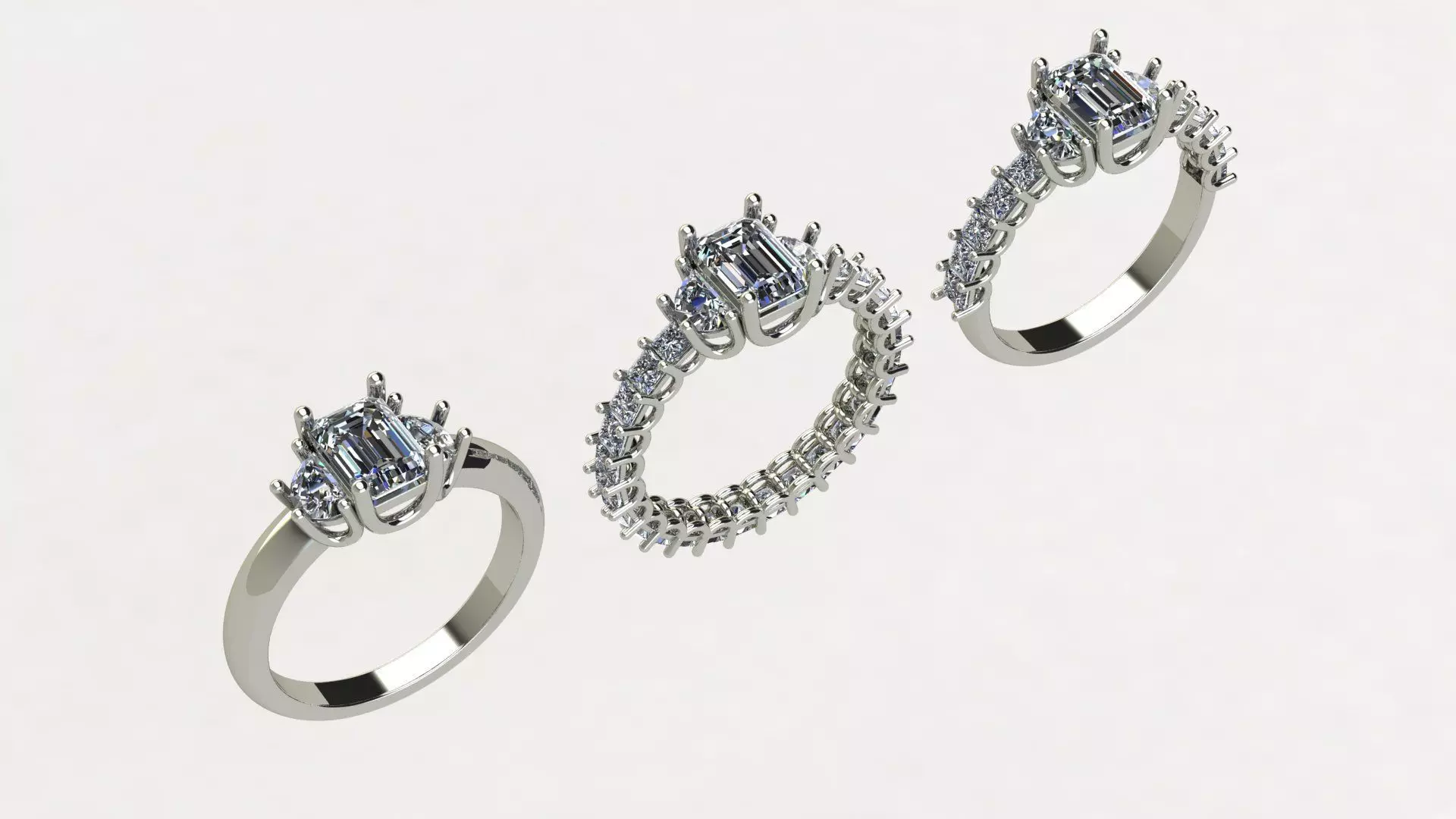 Daimond Ring 3D print model