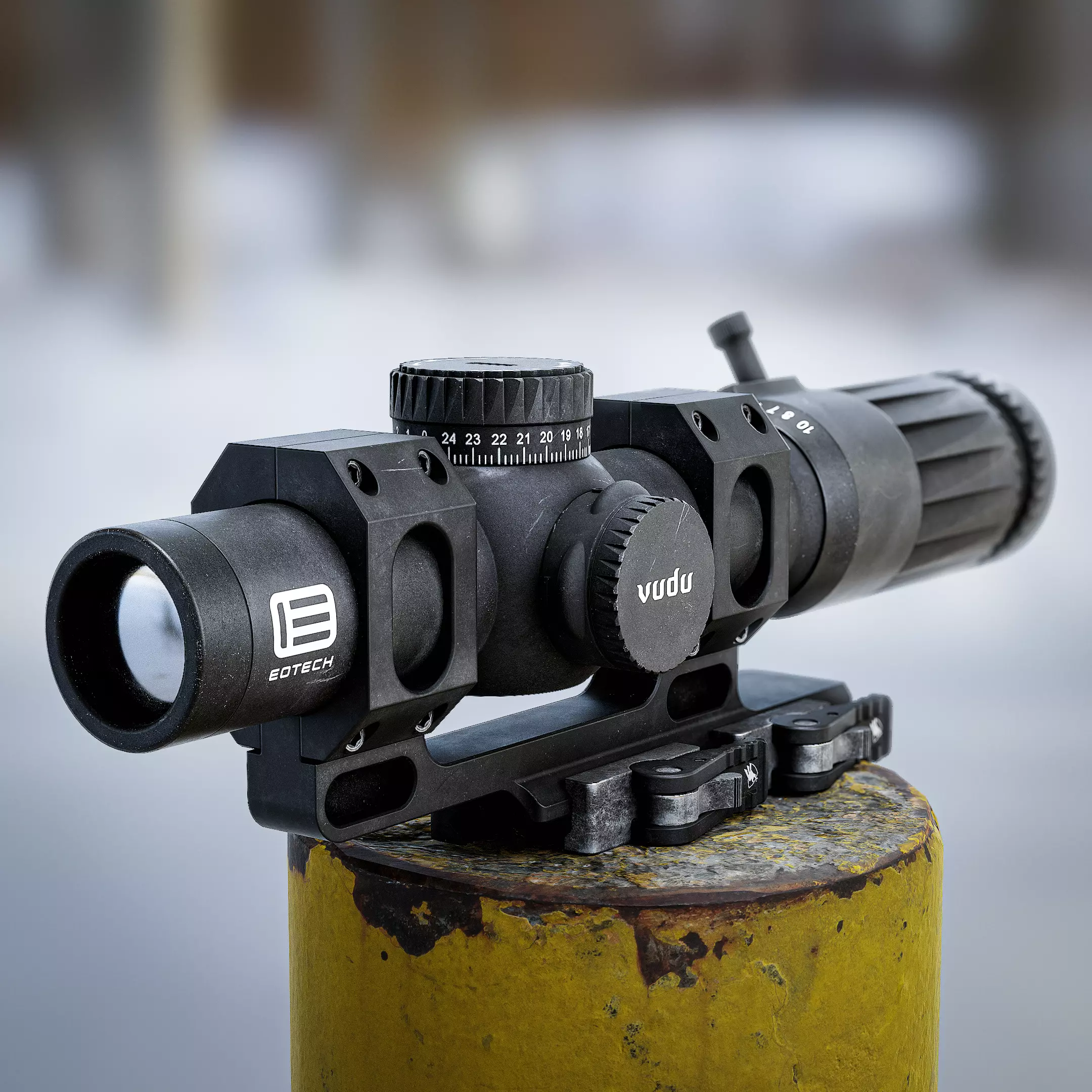 EOTECH Vudu 1-10x28 Low-poly 3D model_0