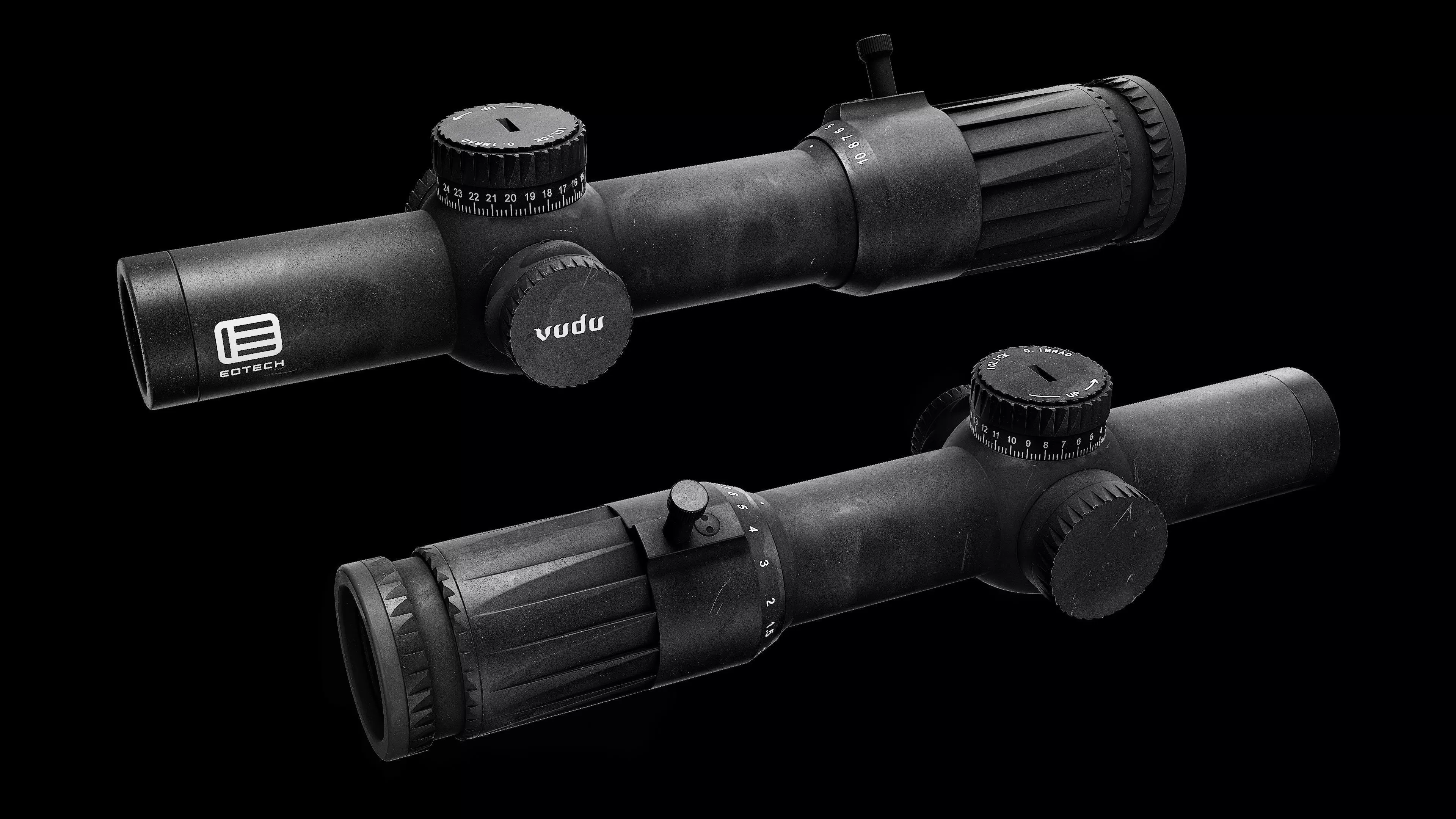 EOTECH Vudu 1-10x28 Low-poly 3D model_3