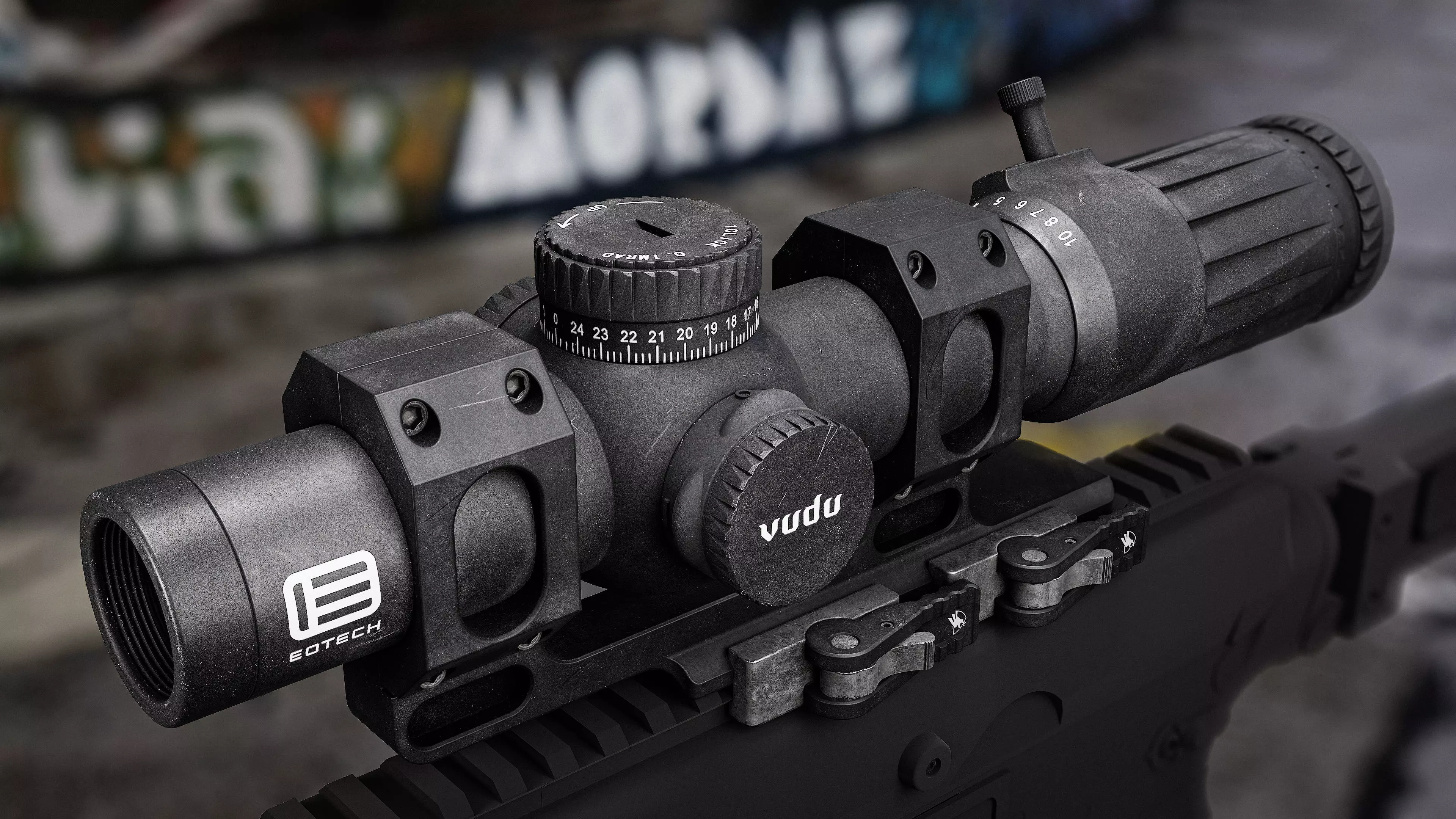 EOTECH Vudu 1-10x28 Low-poly 3D model_1