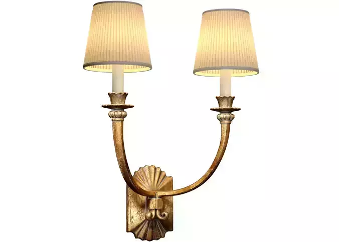 Sconce bronze sconce French European classical style Wall lamp