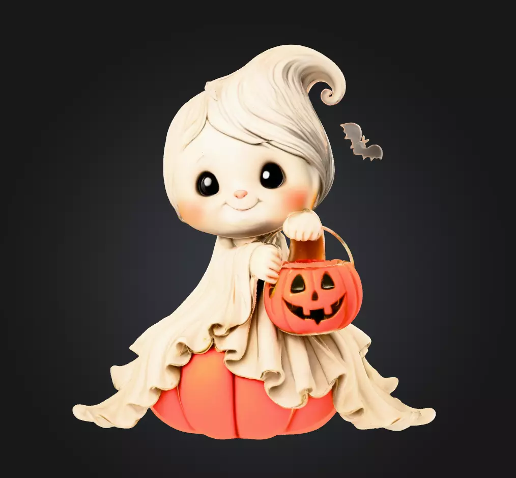 GirlyPOP Ghost 2 3D print model_1