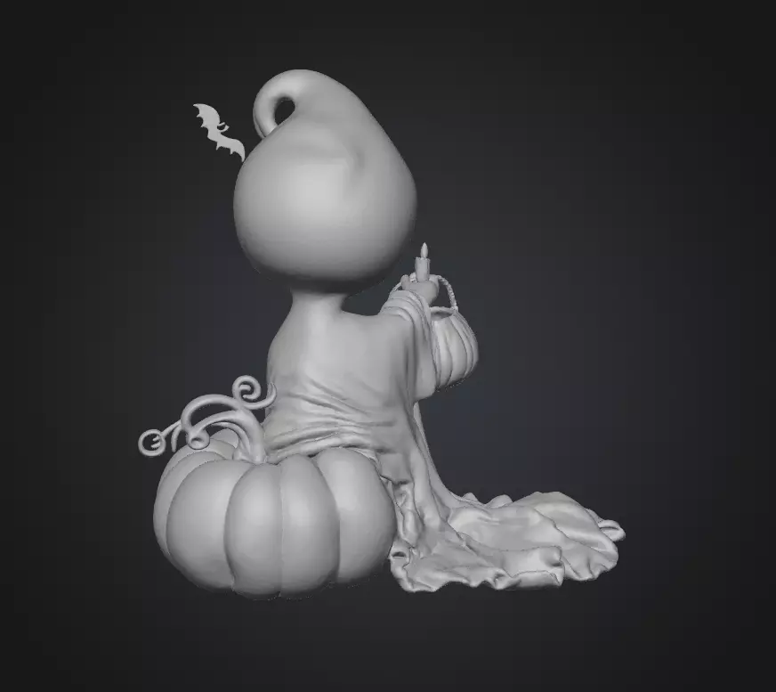 GirlyPOP Ghost 3D print model_4
