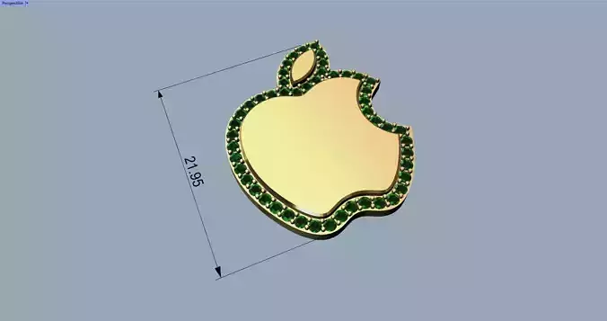 Apple Pendant - Colgante logo Apple