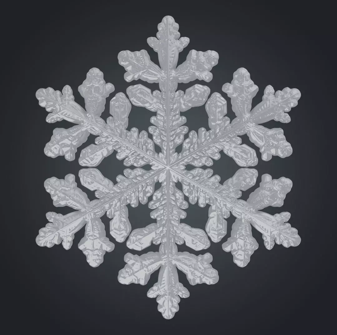 IceCrystal Pack Highpoly 3D Model 3D print model