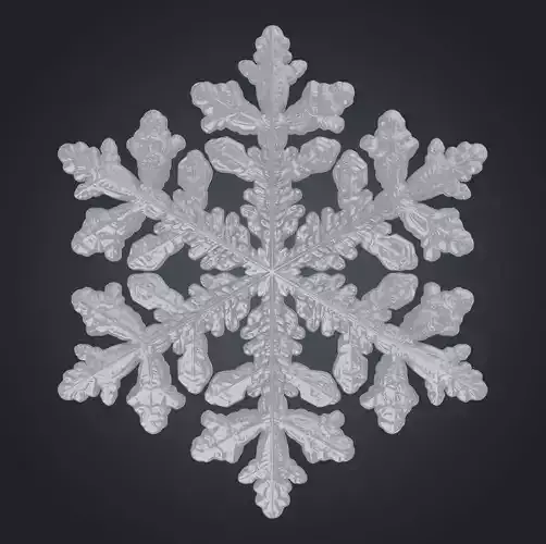 IceCrystal Pack Highpoly 3D Model 3D print model