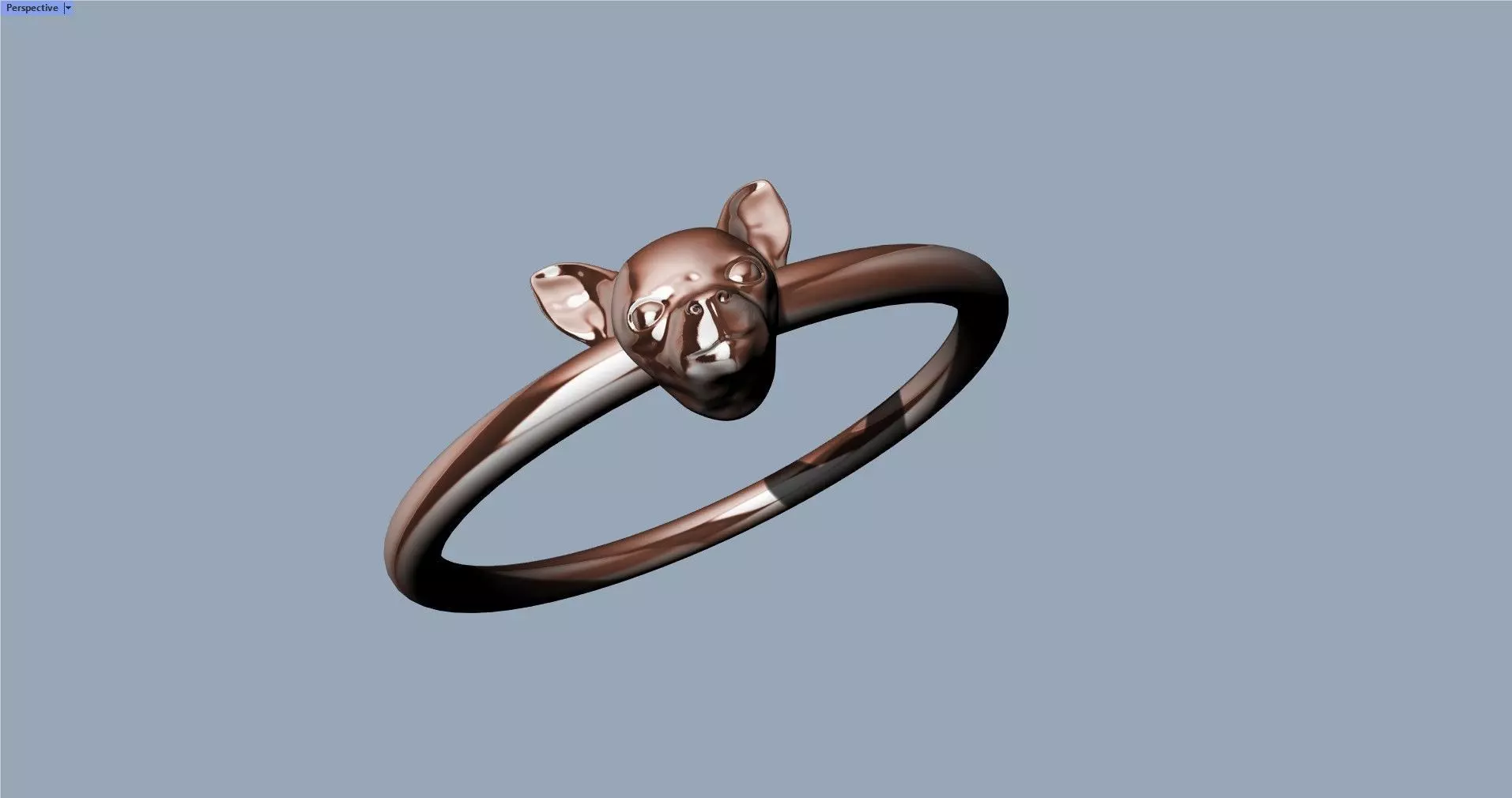Chihuahua Ring - Anillo Chihuahua 3D print model
