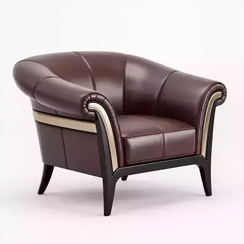 leather armchair 3d model