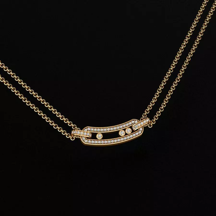 Messika - Pendant 3D print model