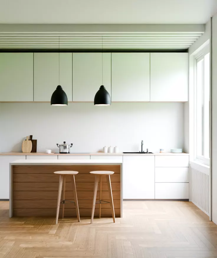 Modern Minimalist Kitchen  Free 3D model_3