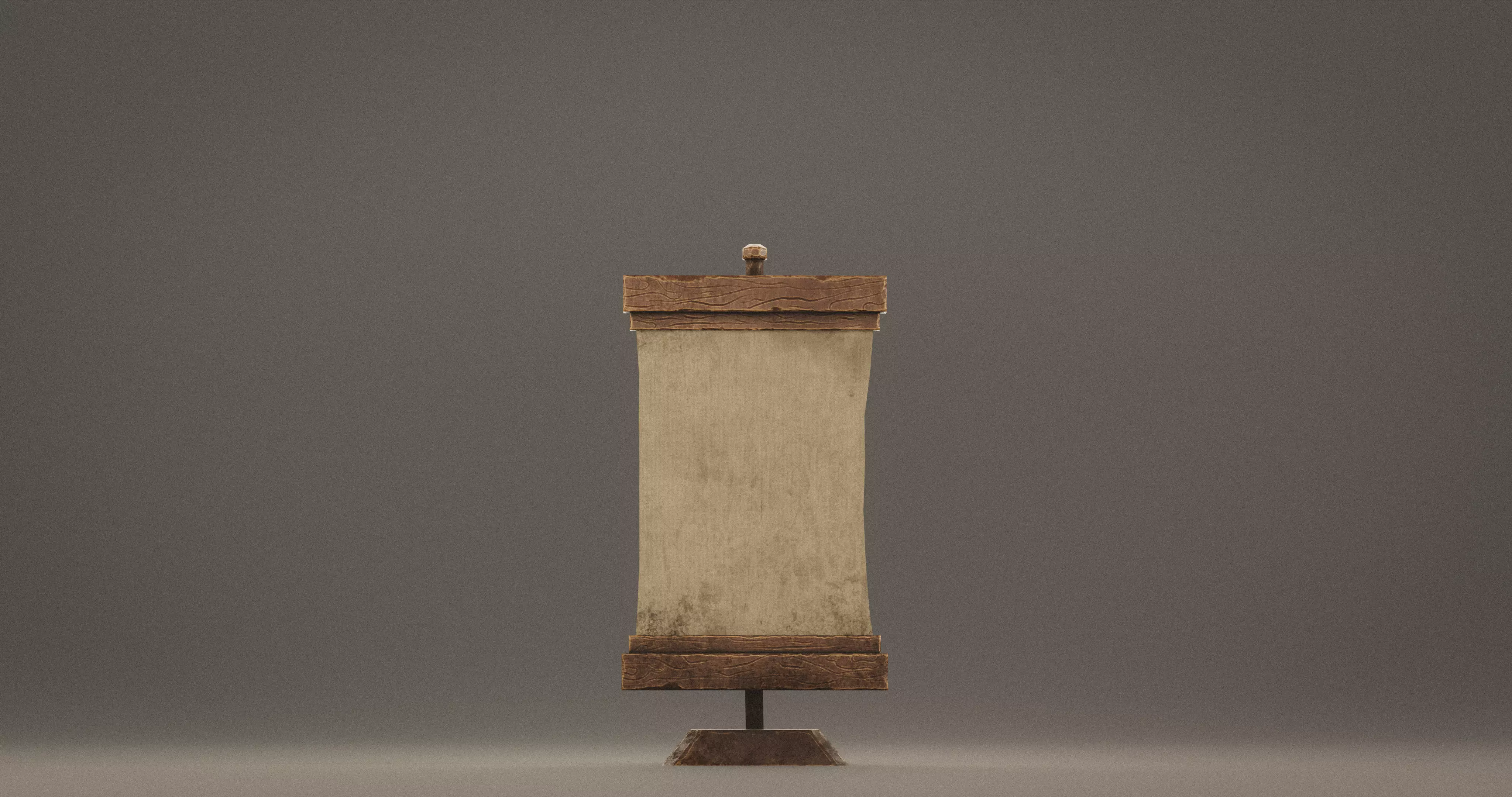 Stylized Medieval Signboards Game Ready Prop Pack 18 PEACES Low-poly 3D model_99