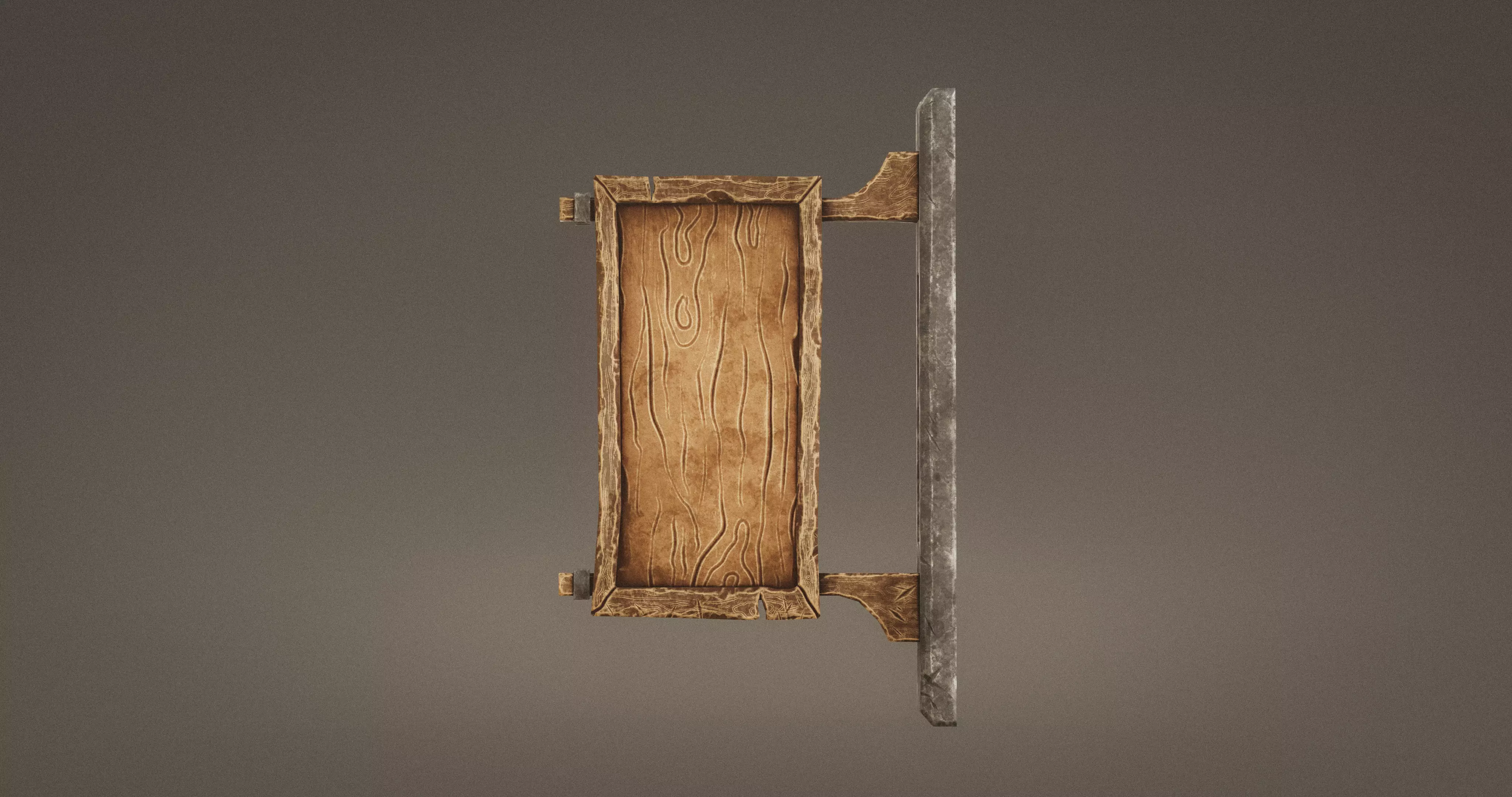 Stylized Medieval Signboards Game Ready Prop Pack 18 PEACES Low-poly 3D model_90