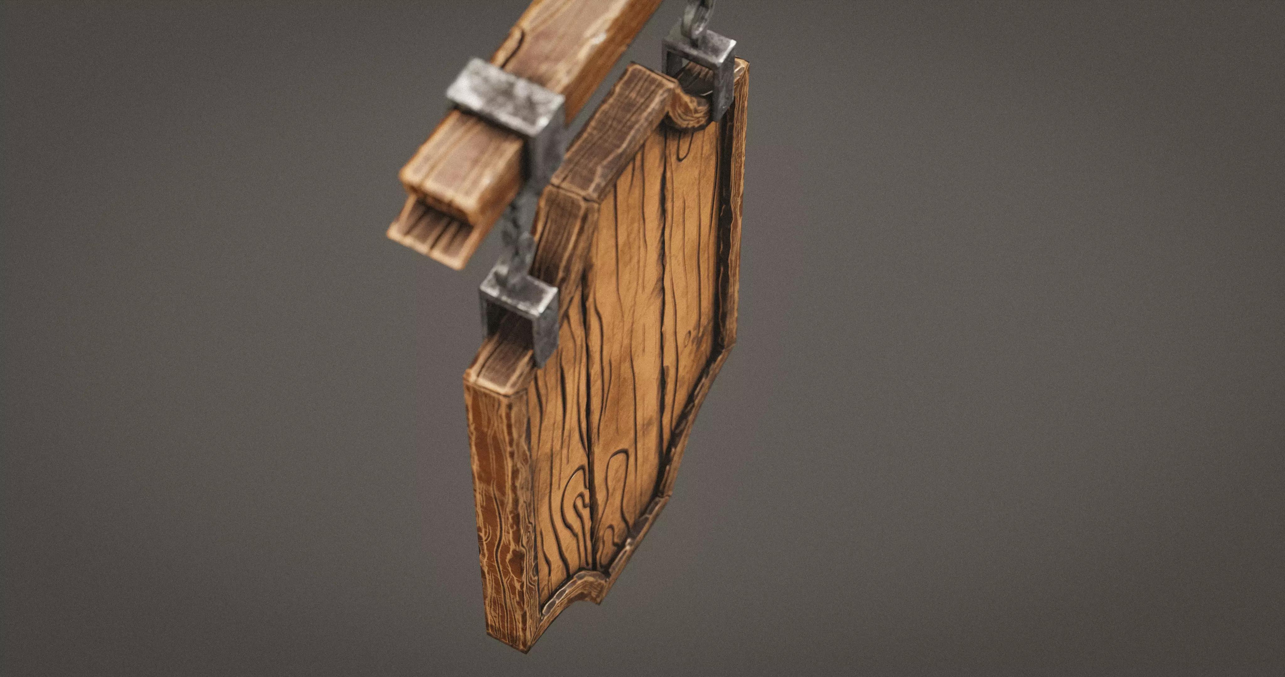 Stylized Medieval Signboards Game Ready Prop Pack 18 PEACES Low-poly 3D model_45