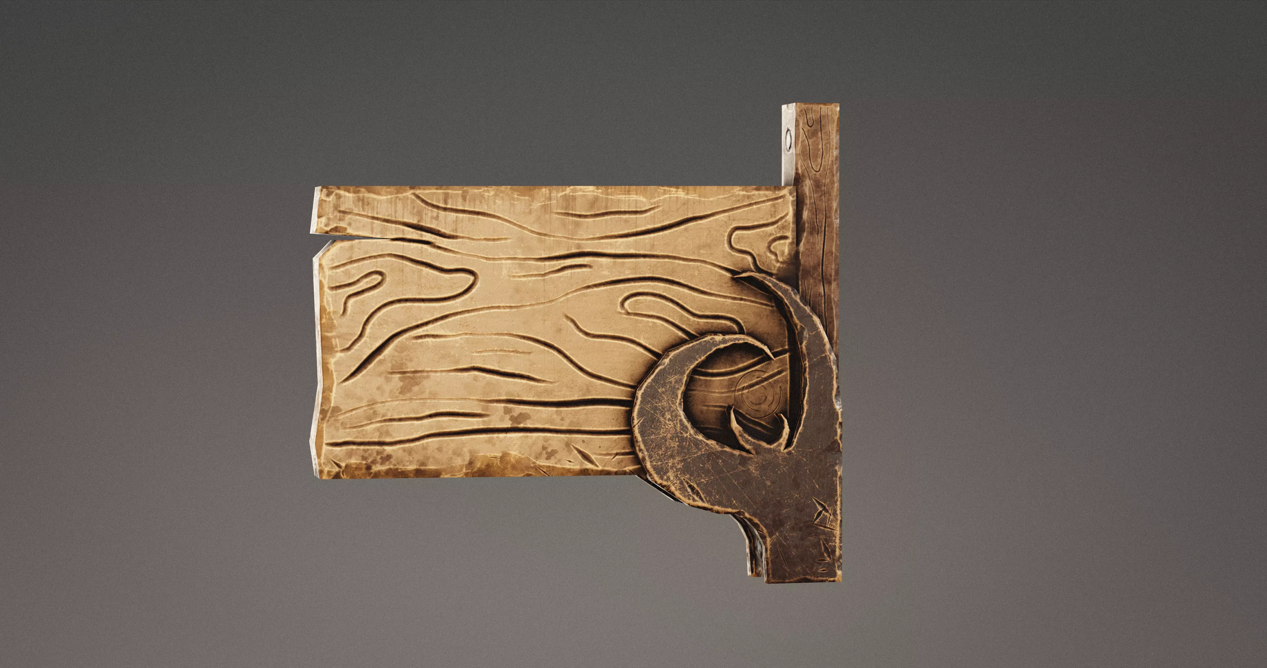 Stylized Medieval Signboards Game Ready Prop Pack 18 PEACES Low-poly 3D model_119