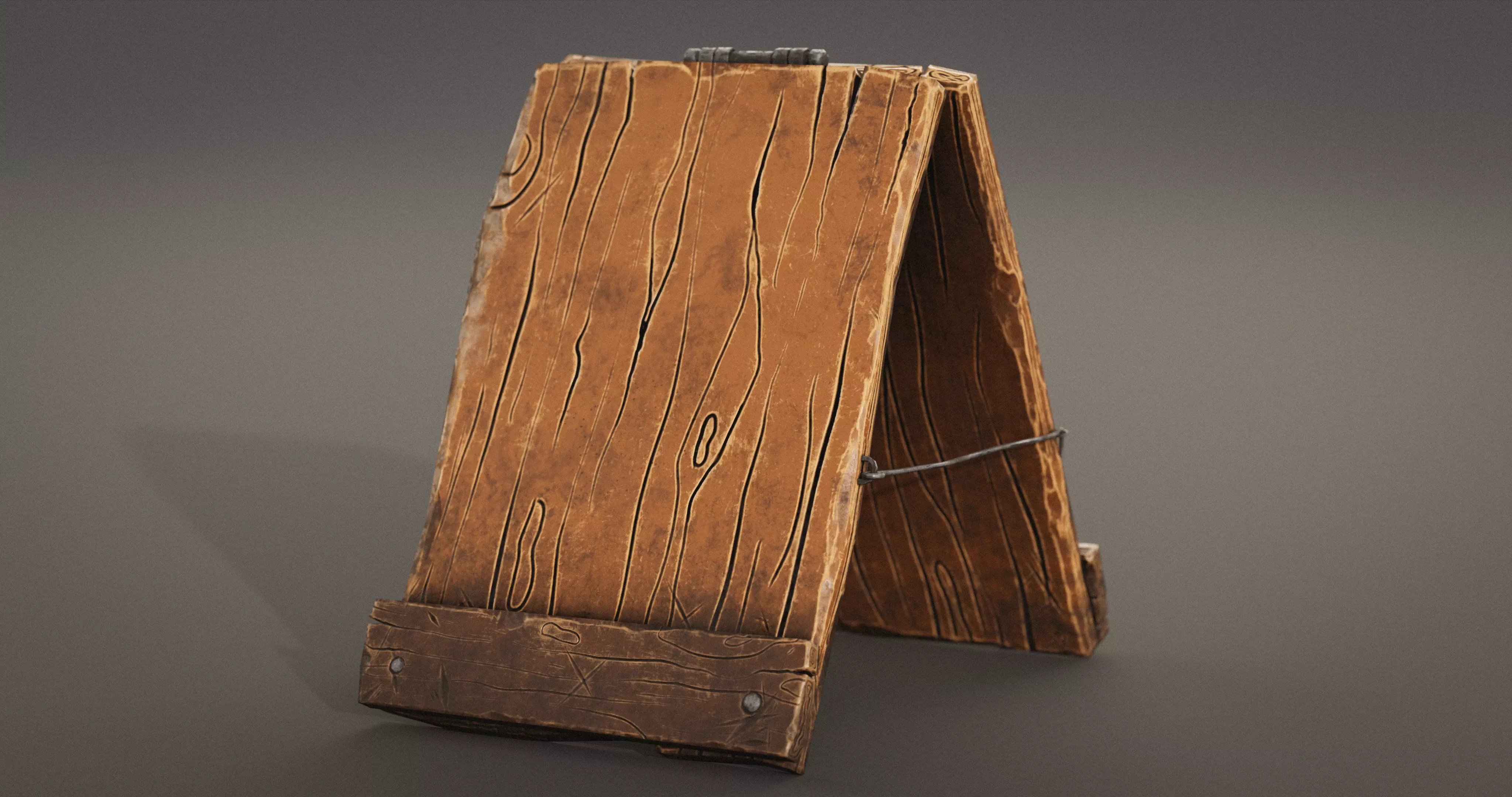 Stylized Medieval Signboards Game Ready Prop Pack 18 PEACES Low-poly 3D model_55