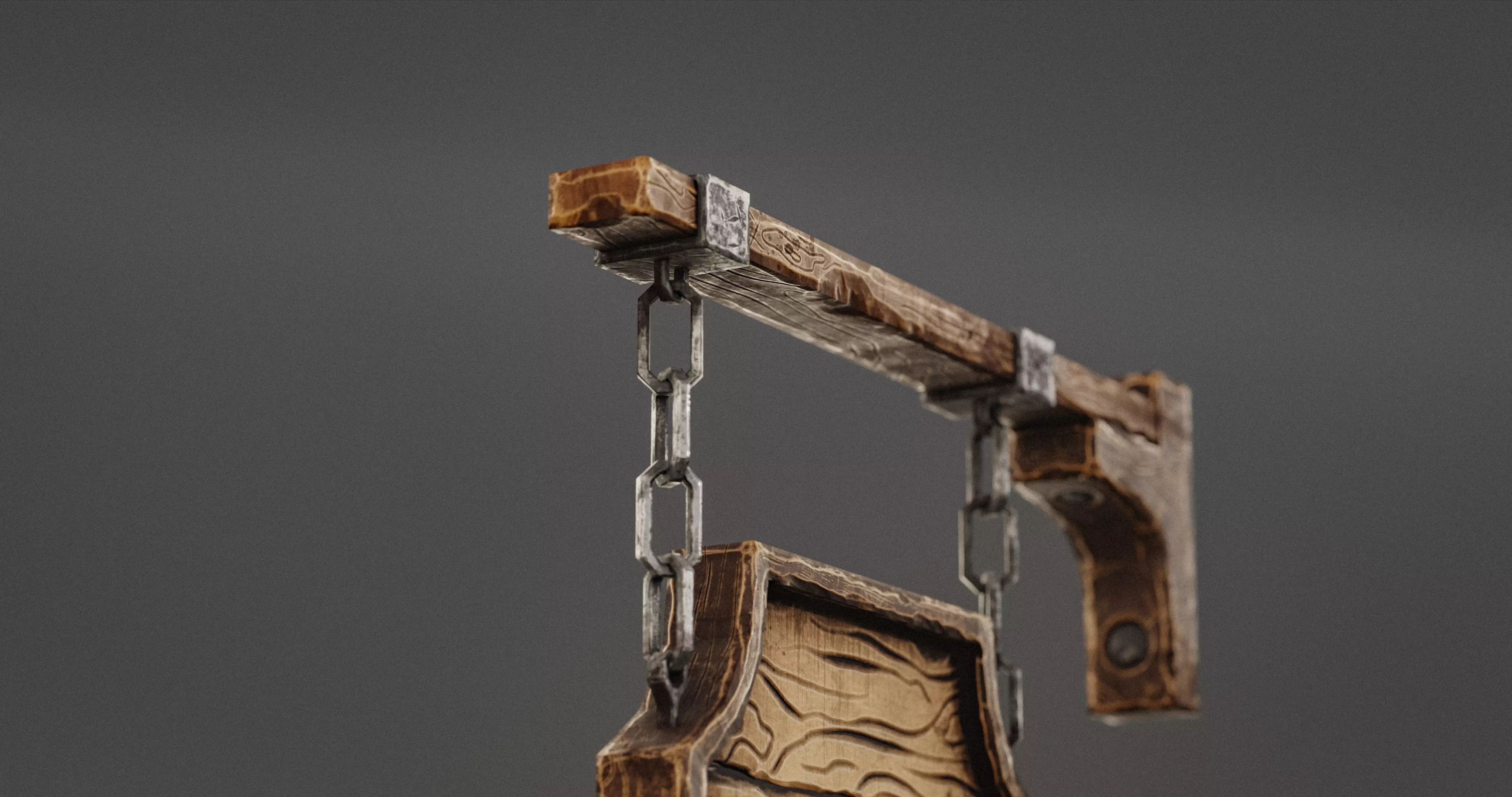 Stylized Medieval Signboards Game Ready Prop Pack 18 PEACES Low-poly 3D model_112