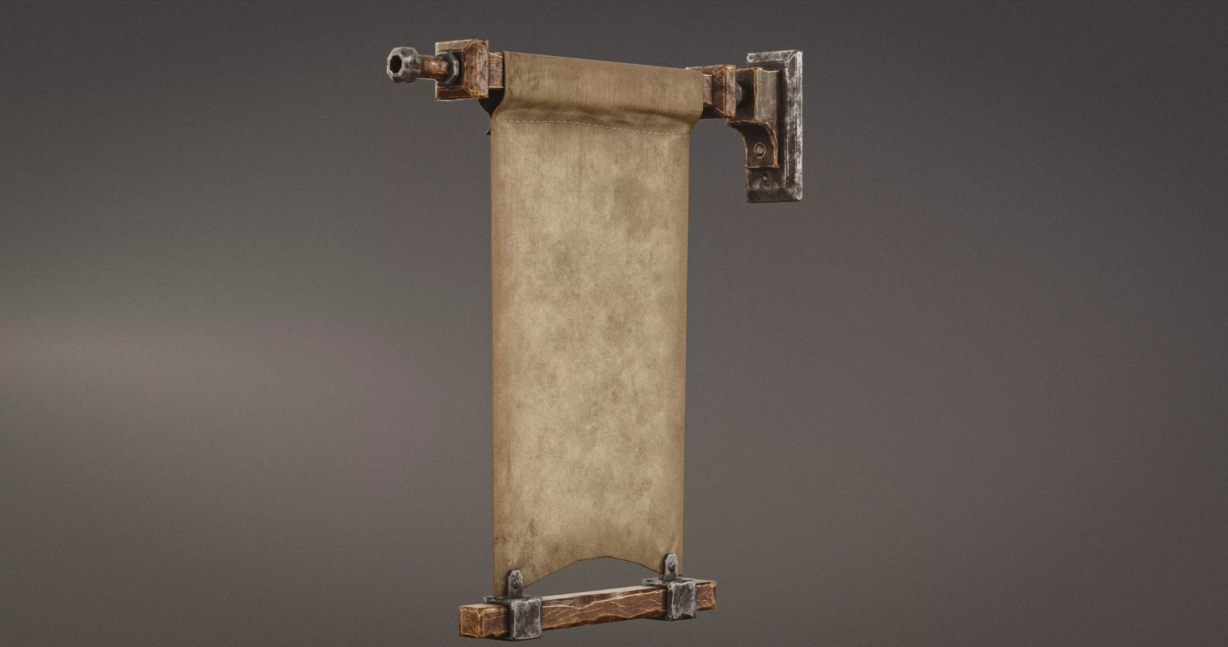 Stylized Medieval Signboards Game Ready Prop Pack 18 PEACES Low-poly 3D model_91