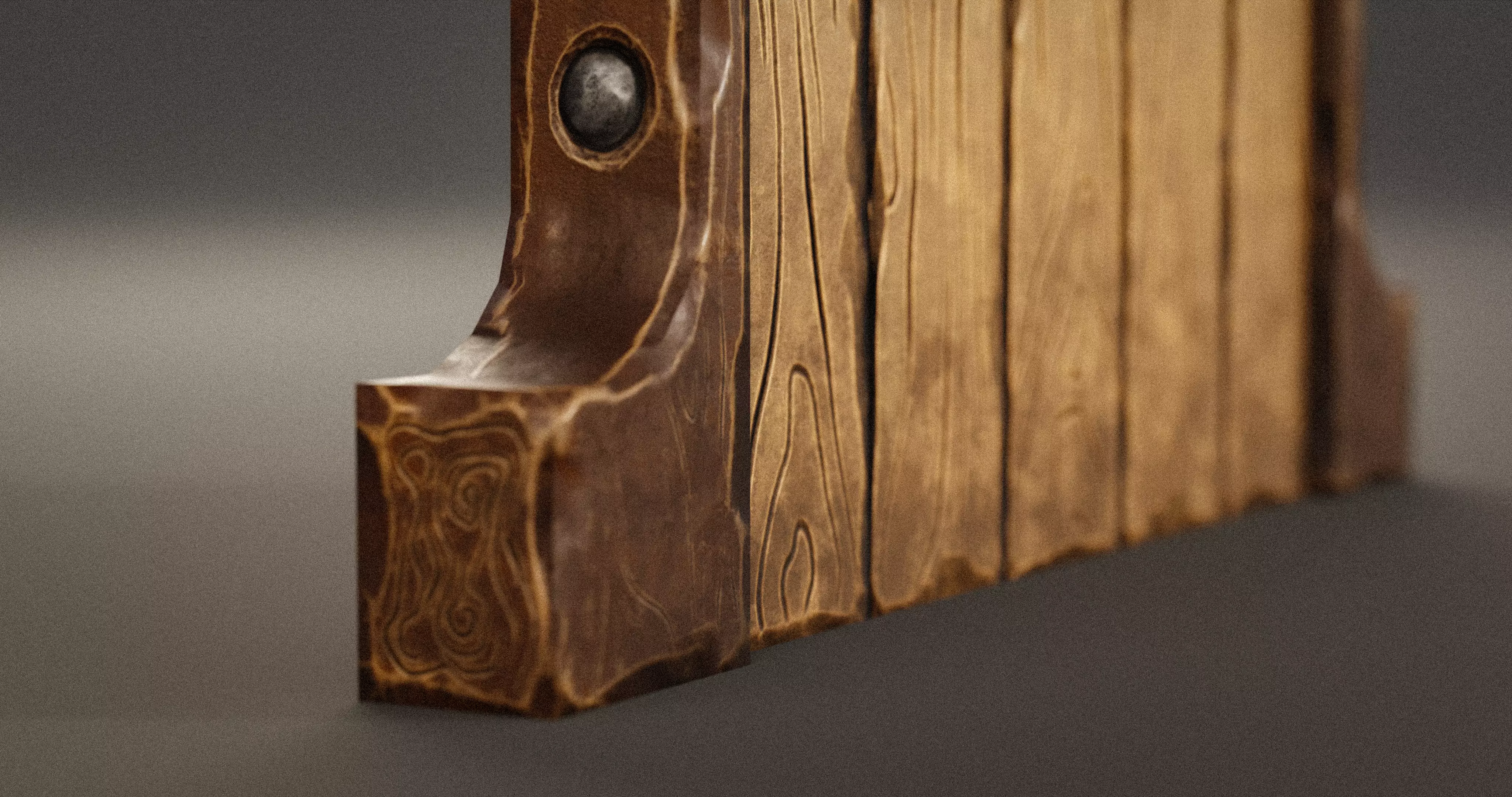 Stylized Medieval Signboards Game Ready Prop Pack 18 PEACES Low-poly 3D model_125