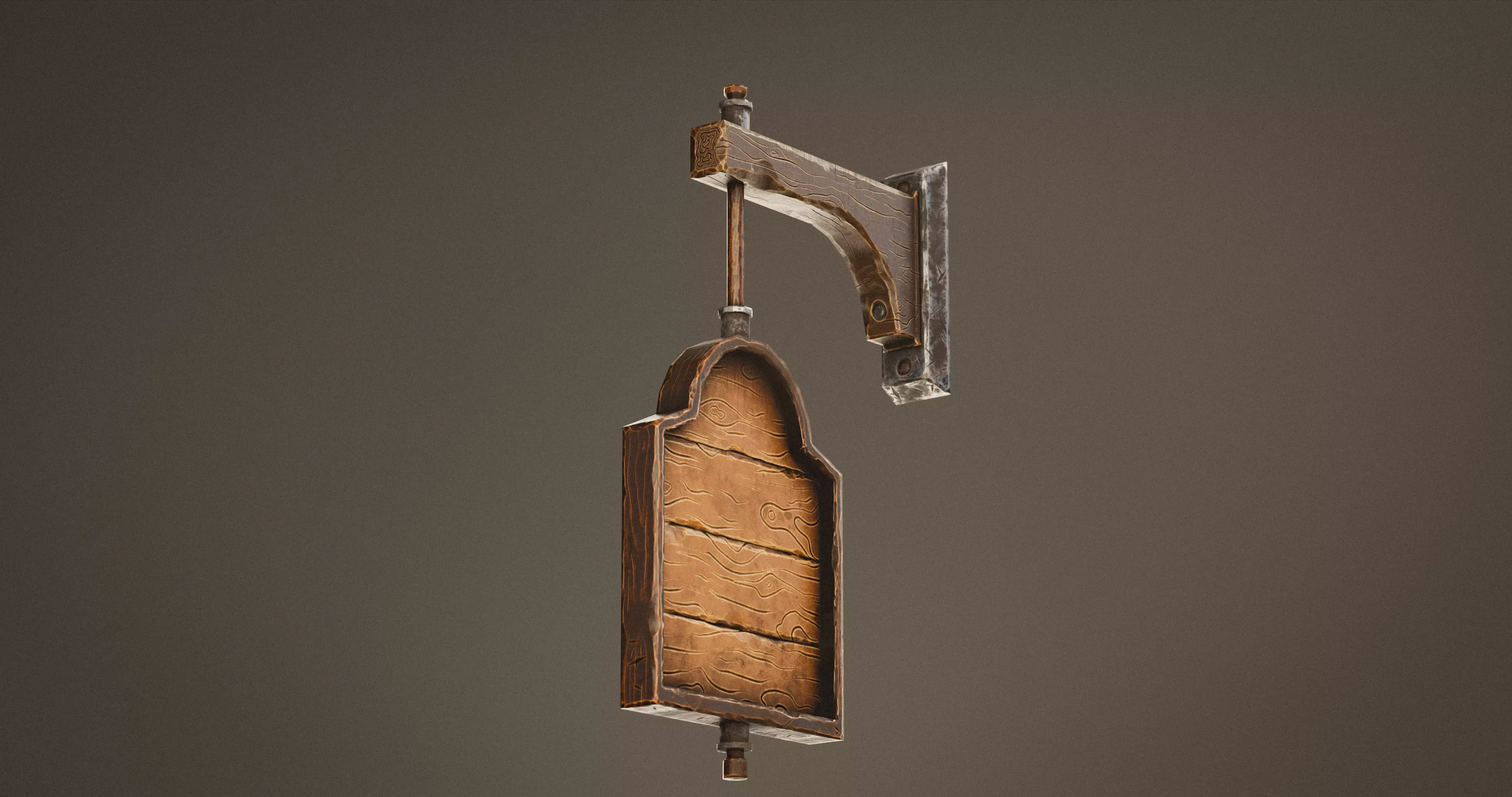 Stylized Medieval Signboards Game Ready Prop Pack 18 PEACES Low-poly 3D model_66