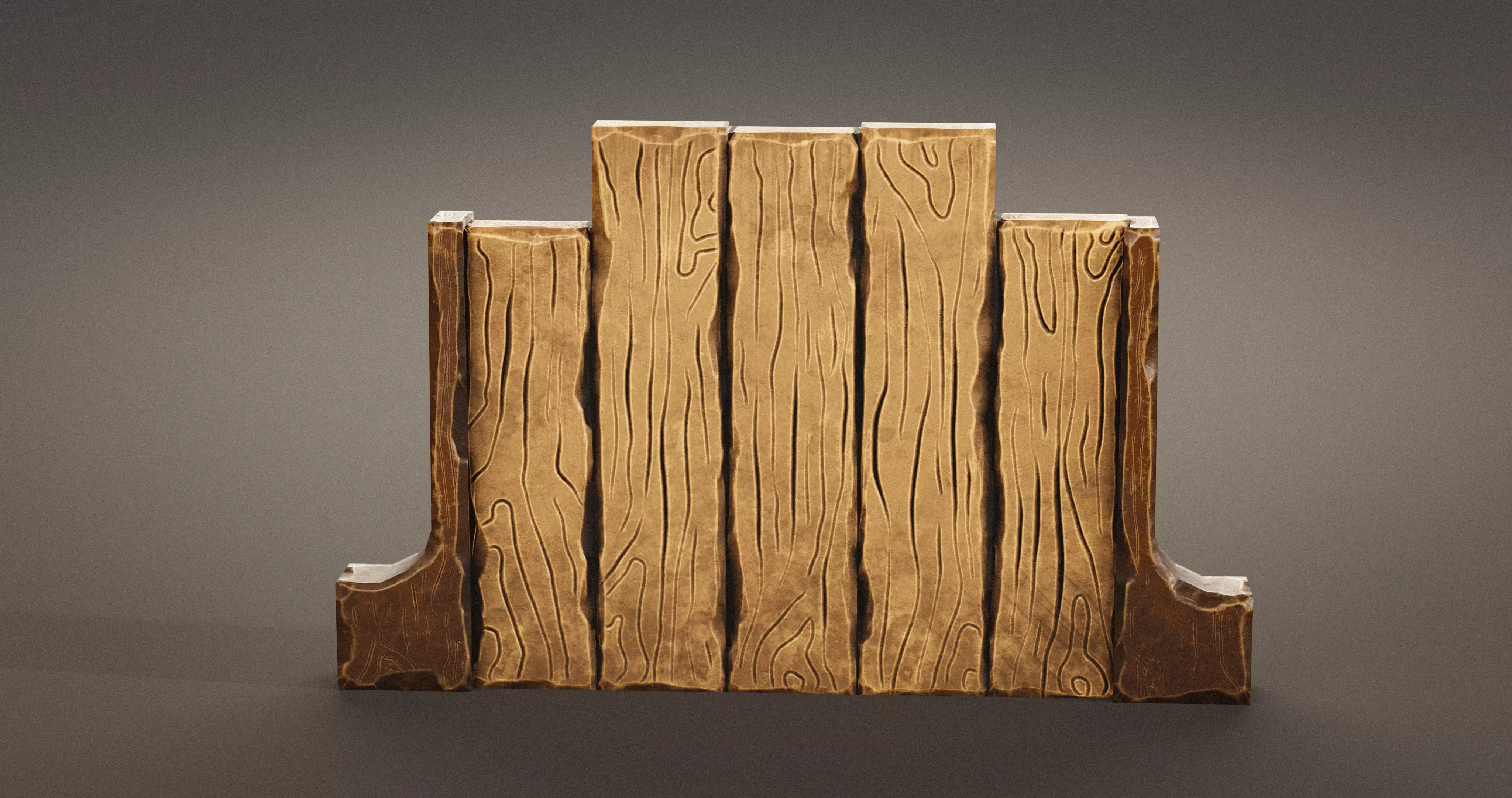 Stylized Medieval Signboards Game Ready Prop Pack 18 PEACES Low-poly 3D model_121