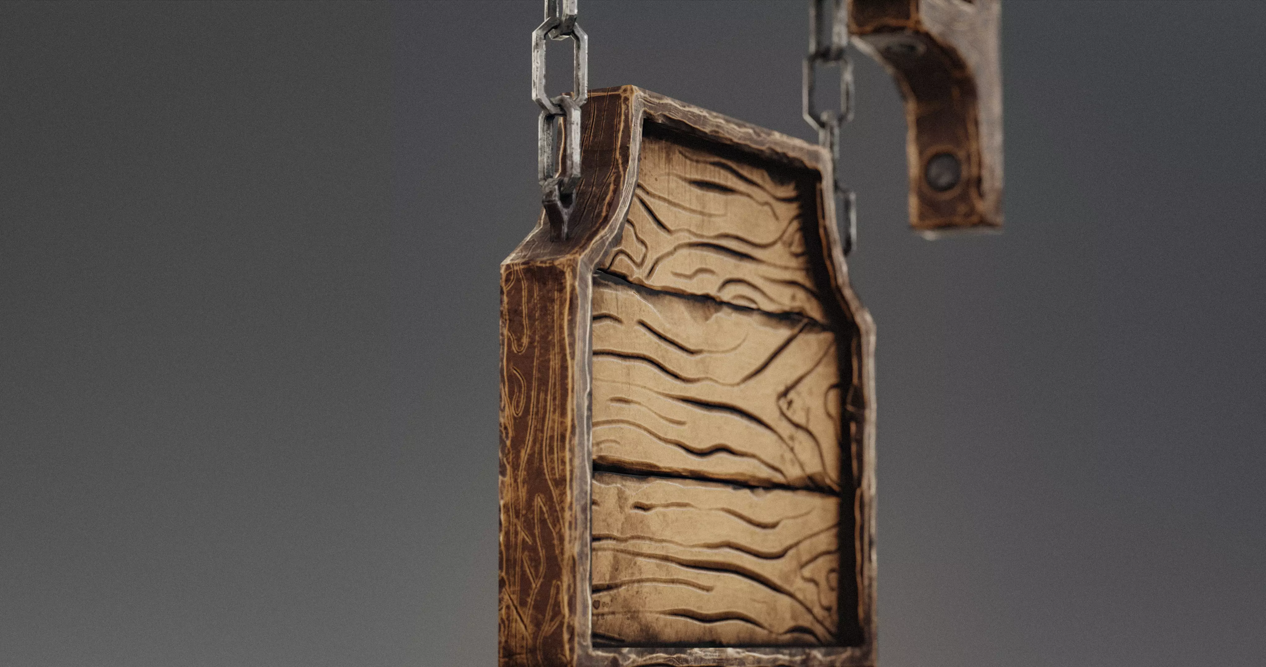 Stylized Medieval Signboards Game Ready Prop Pack 18 PEACES Low-poly 3D model_111