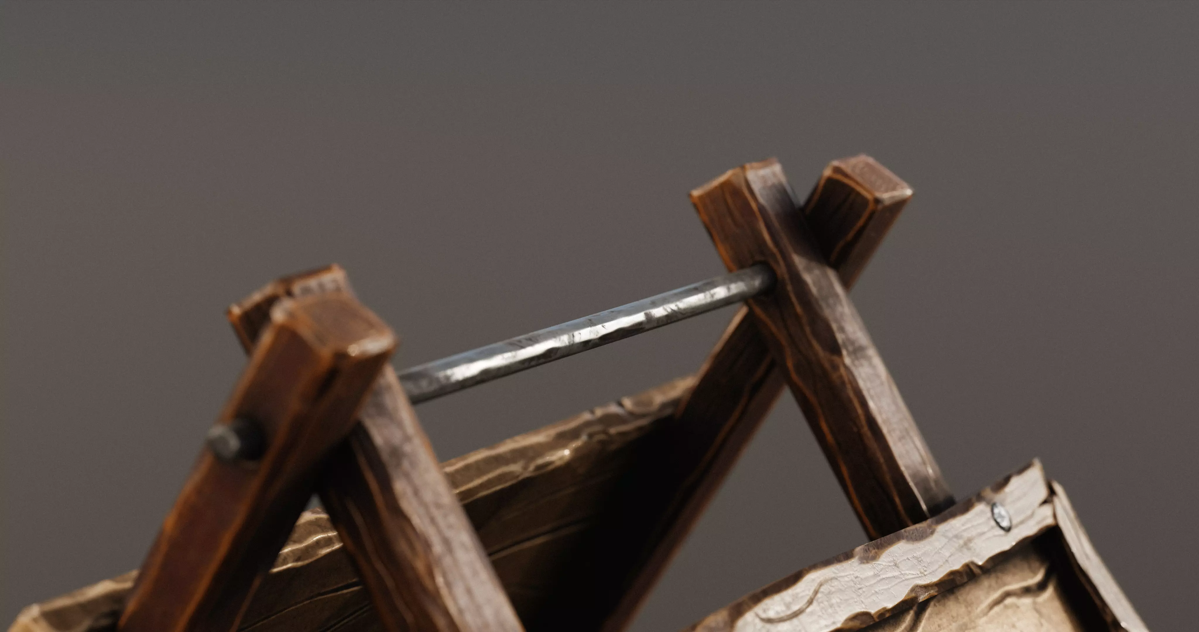 Stylized Medieval Signboards Game Ready Prop Pack 18 PEACES Low-poly 3D model_49