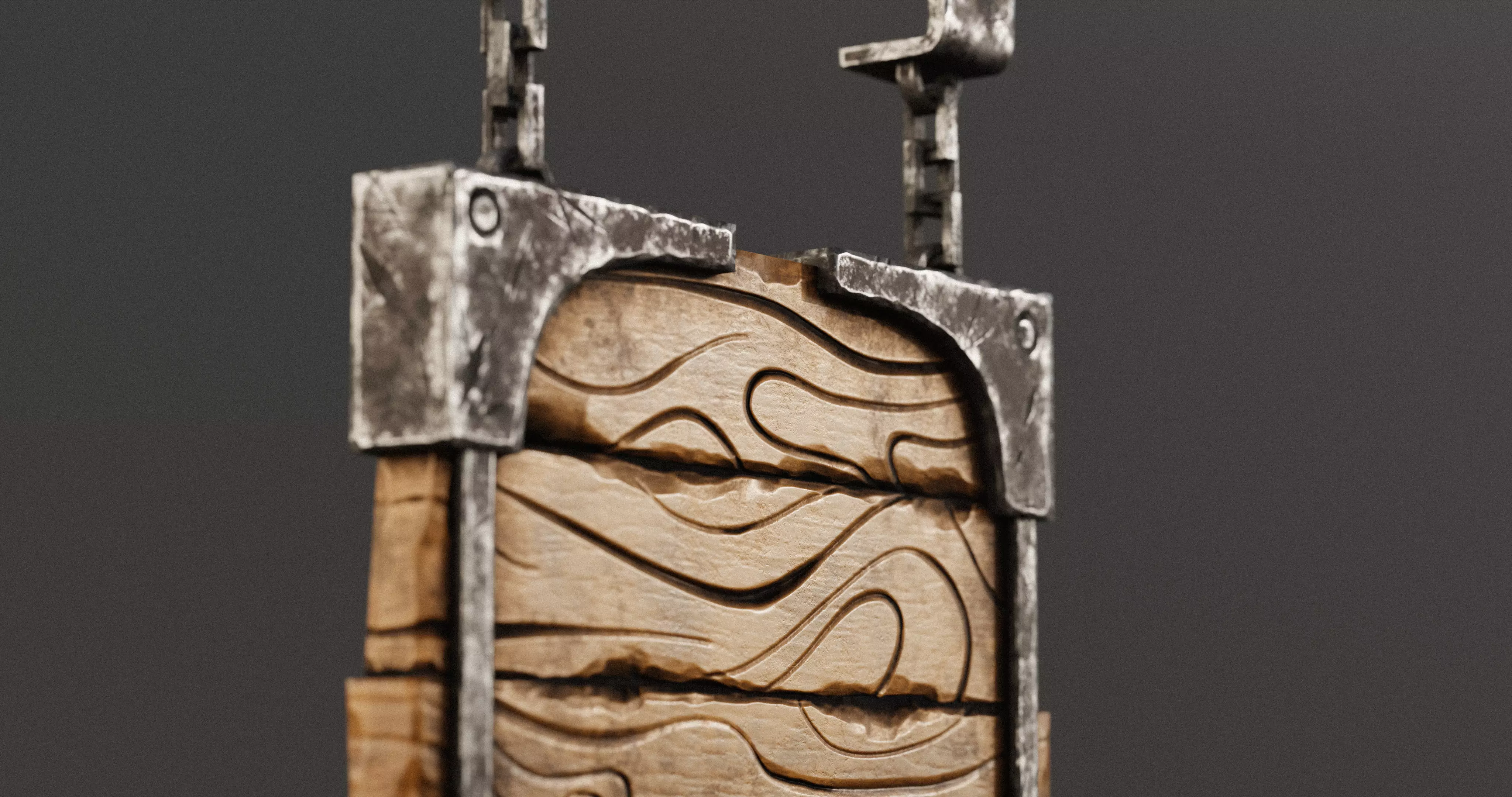 Stylized Medieval Signboards Game Ready Prop Pack 18 PEACES Low-poly 3D model_30