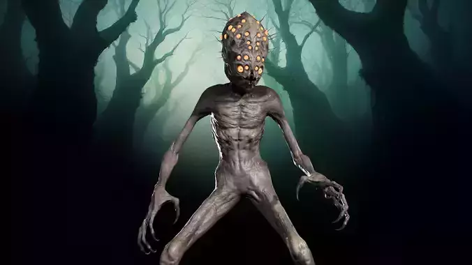 Oculus Mutant 2 Low-poly 3D model